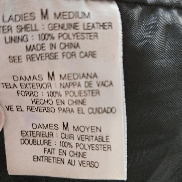 VTG Outbrook Black Leather & Suede Long Trench Coat Sz M Women's - Picture 6 of 10